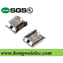 B Typ 5pin SMT weiblicher Mikro-USB-Verbindungsstück